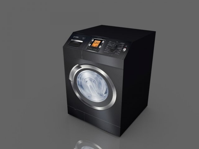washing machine bosch Model 3D .c4d .max .obj .3ds .fbx .stl .blend 
