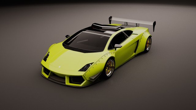 lamborghini gallardo Model 3D .c4d .max .obj .3ds .fbx .stl .blend 