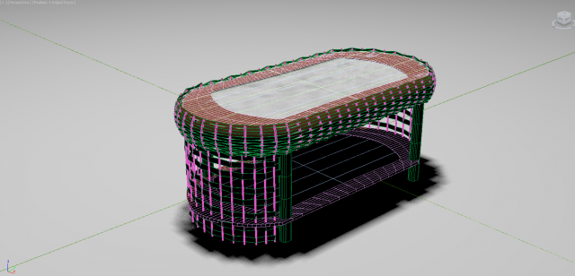 wicker furniture 3D मॉडल .c4d .max .obj .3ds .fbx .stl .blend 