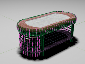 wicker furniture Modelo 3D