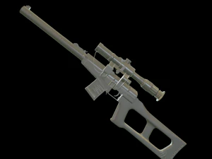 vss з pso1 і кулями 3D Модель