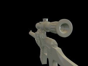 vss with pso1 and bullets 3D Model