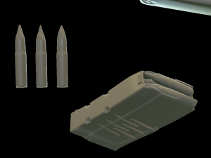 vss with pso1 and bullets 3D Model