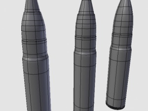 vss with pso1 and bullets 3D Model