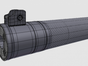 vss with pso1 and bullets 3D Model
