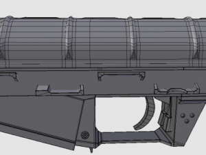 vss with pso1 and bullets 3D Model