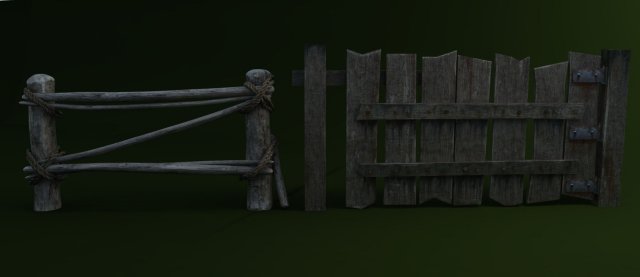 fence Modello 3D .c4d .max .obj .3ds .fbx .stl .blend 