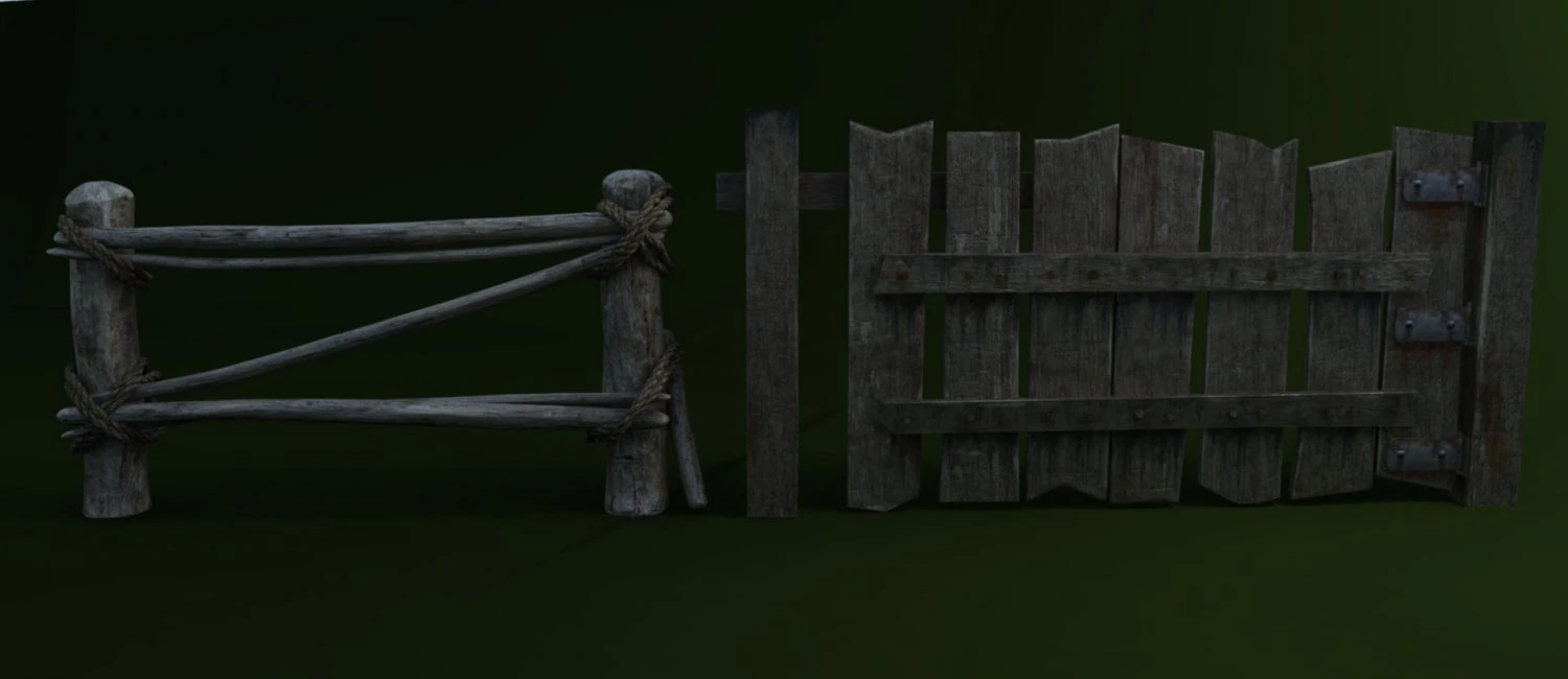 fence 3D Model .c4d .max .obj .3ds .fbx .stl .blend
