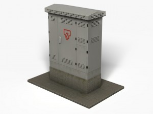 electric box 3D Model
