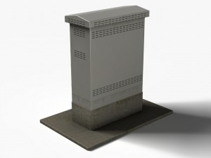electric box Modèle 3D