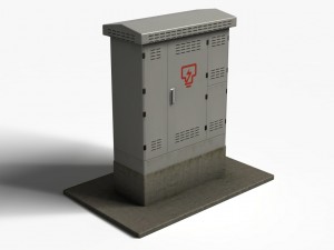 electric box Modèle 3D
