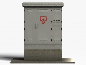 electric box Modèle 3D