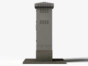 electric box Modèle 3D