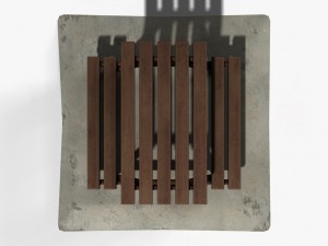 picnic table Modèle 3D