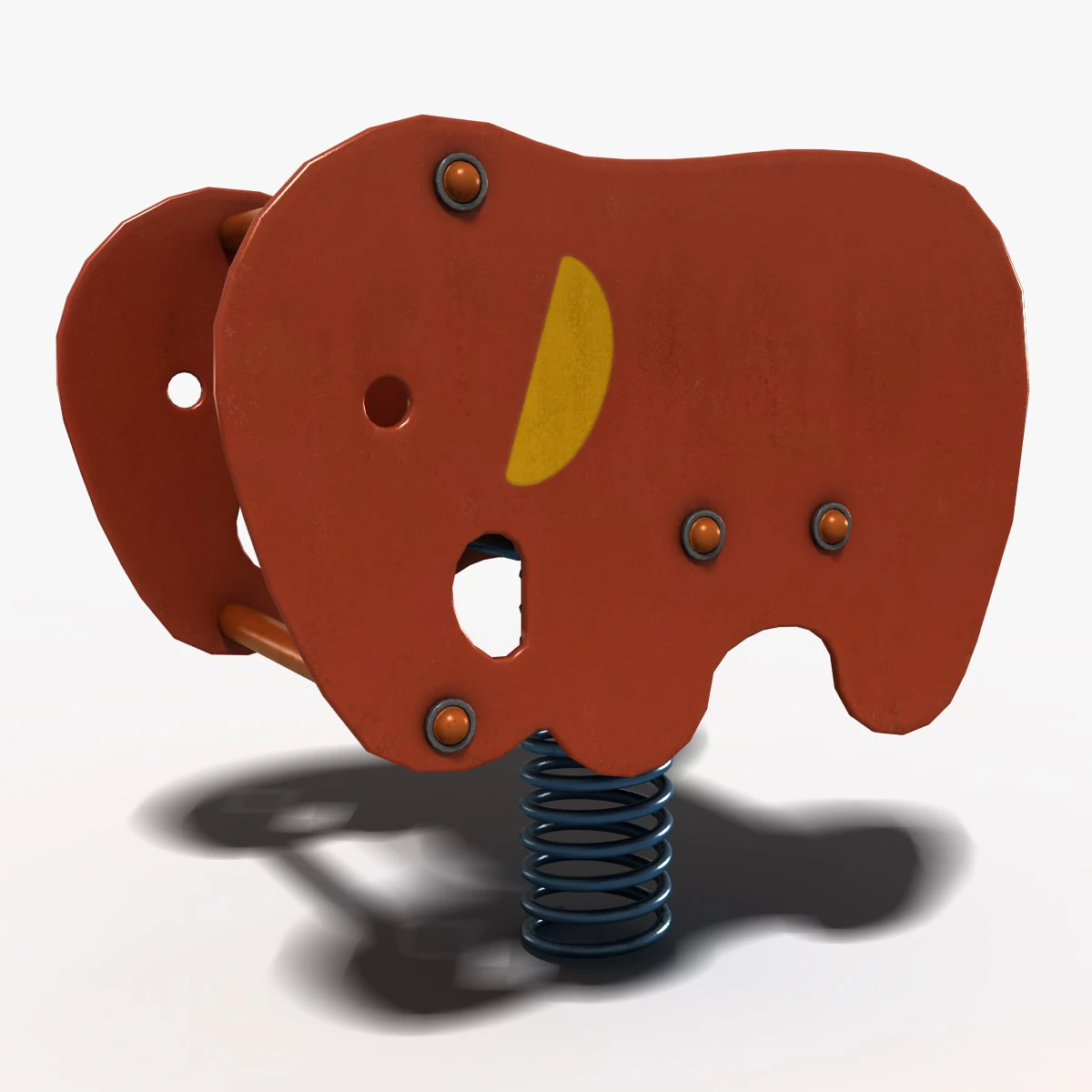 elephant spring 3D Model .c4d .max .obj .3ds .fbx .stl .blend 
