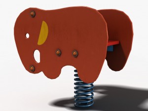 elephant spring Modelo 3D