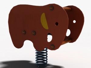 elephant spring Modelo 3D