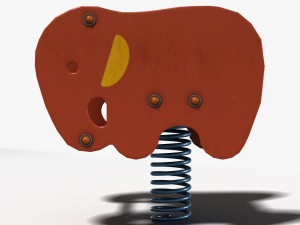 elephant spring Modelo 3D