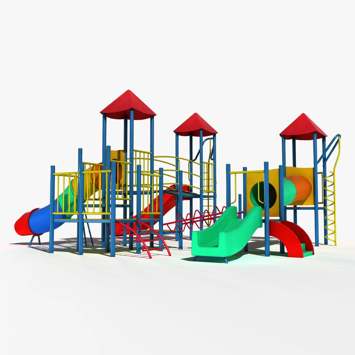 playground slide 3D Model .c4d .max .obj .3ds .fbx .stl .blend