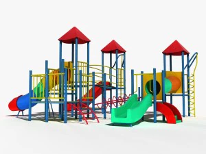 playground slide 3D Model