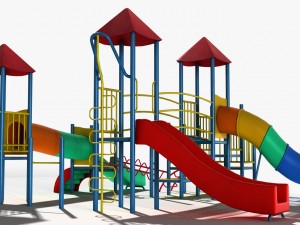 playground slide 3D 모델