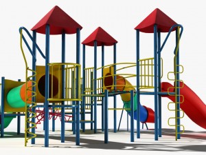 playground slide 3D 모델
