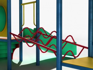 playground slide 3D 모델