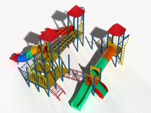 playground slide 3D 모델