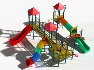 playground slide 3D 모델