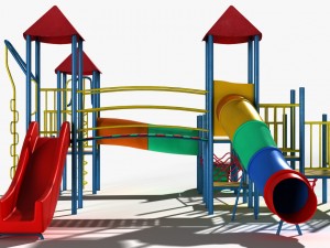playground slide 3D 모델