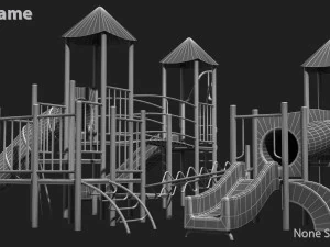 playground slide 3D Model