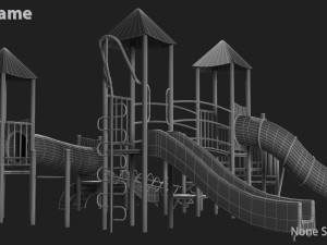 playground slide 3D 모델