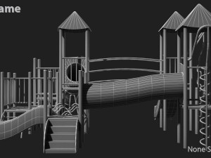 playground slide 3D 모델