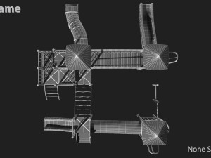 playground slide 3D 모델