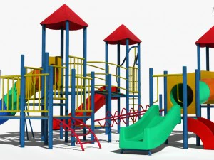 playground slide 3D Model