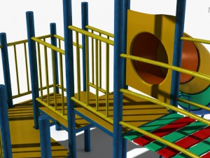 playground slide 3D 모델