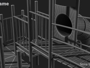 playground slide 3D 모델
