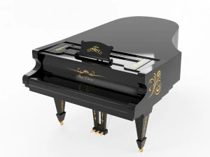 piano classic model 3D Model