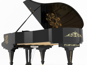 piano classic model Modelo 3D