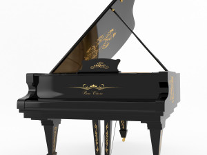 piano classic model Modelo 3D