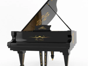 piano classic model 3D Model