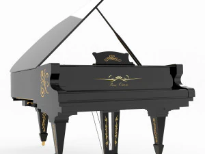 piano classic model 3D Model
