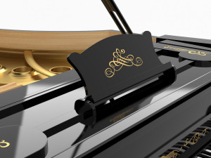 piano classic model Modelo 3D