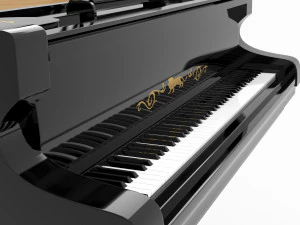 piano classic model 3D Model