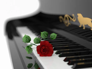 piano classic model 3D Model