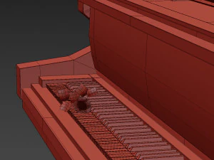 piano classic model 3D Model