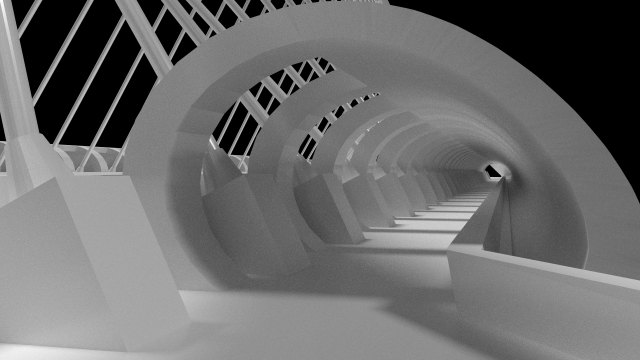 Download printable third millennium bridge form zaragoza 3D Model