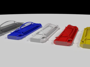 printable third millennium bridge form zaragoza 3D Print Model