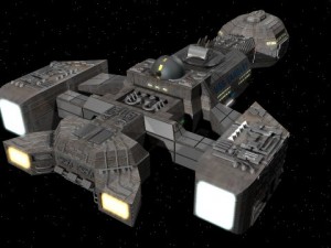 uss langleyhip 3D Model