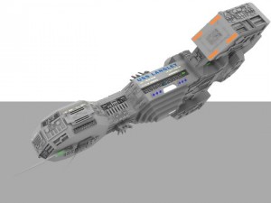 uss langleyhip 3D Model